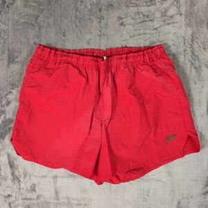 Vintage Speedo Swim Trunks Shorts Size Small Red